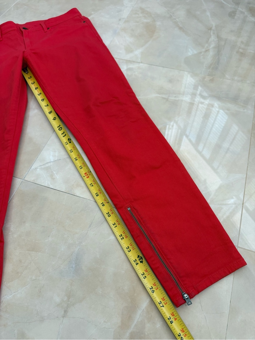 Red legging Jean - Picture 3 of 7